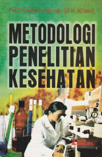 Image of Metodologi penelitian kesehatan
