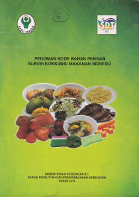 Image of Pedoman kode bahan pangan survei konsumsi makanan individu