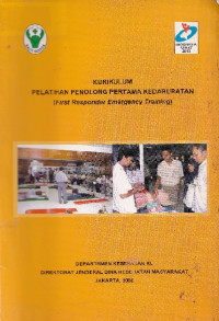 Image of Kurikulum pelatihan penolong pertama kedaruratan (first responder emergency training)